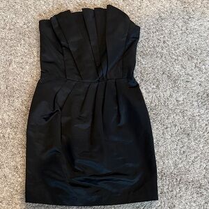 French Connection Black Strapless Dress
